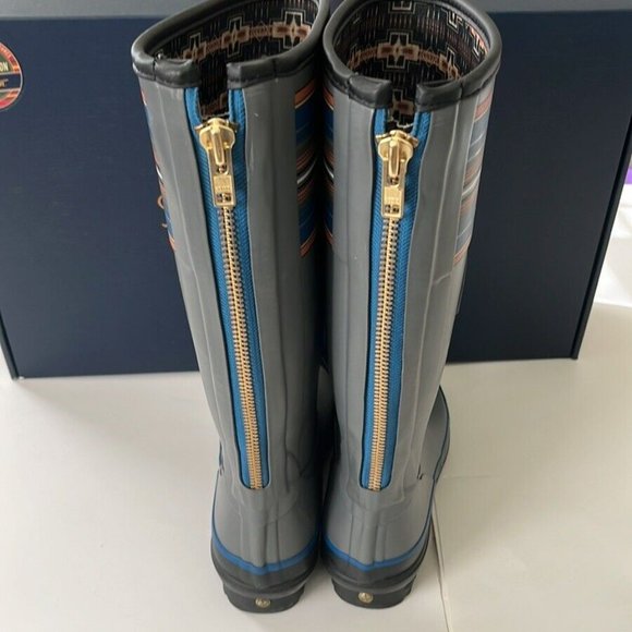 Pendleton Tall Waterproof Rain Boots - Picture 3 of 6